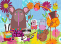 F&ecirc;te musicale animale pour un anniversaire